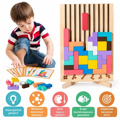 Montessori Ahşap Yapboz