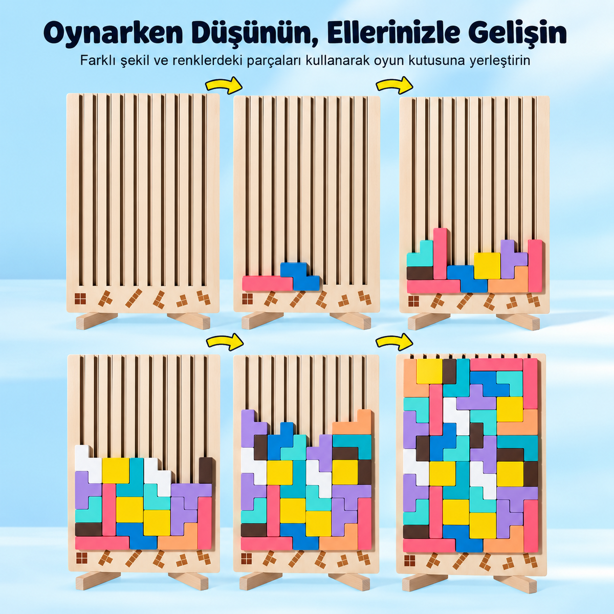 Montessori Ahşap Yapboz